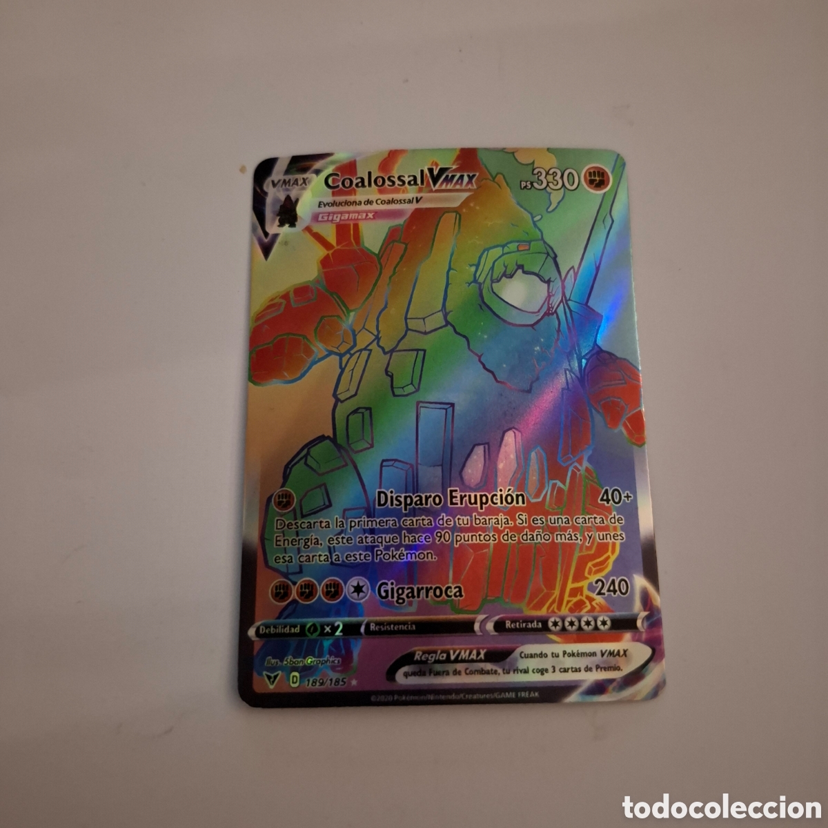carta pokemon card coalossal vmax gigamax - Compra venta en todocoleccion