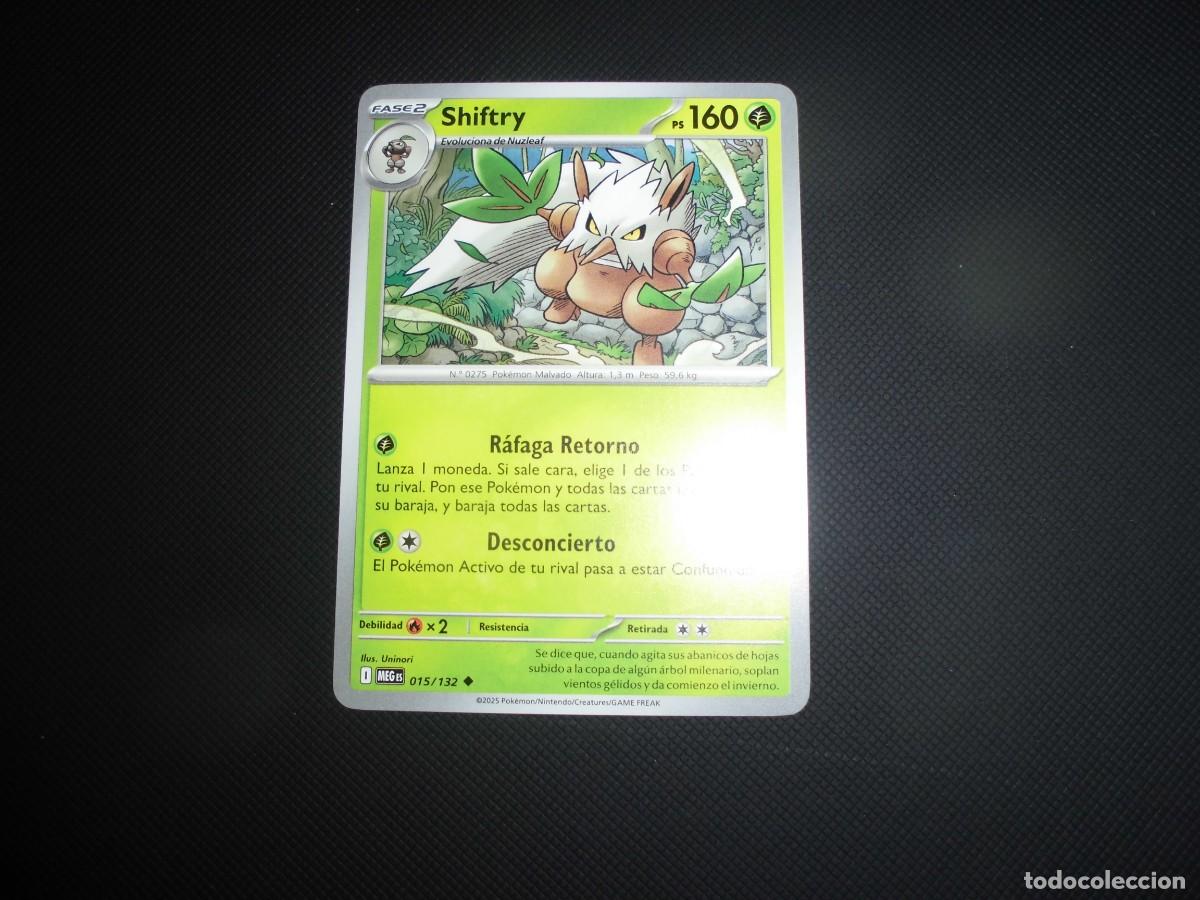 Trading cards: POKEMON : MEGAEVOLUCION - 15 / 132 - SHIFTRY - ORIGINAL - ESPA&Ntilde;OL. BULK. - Foto 1