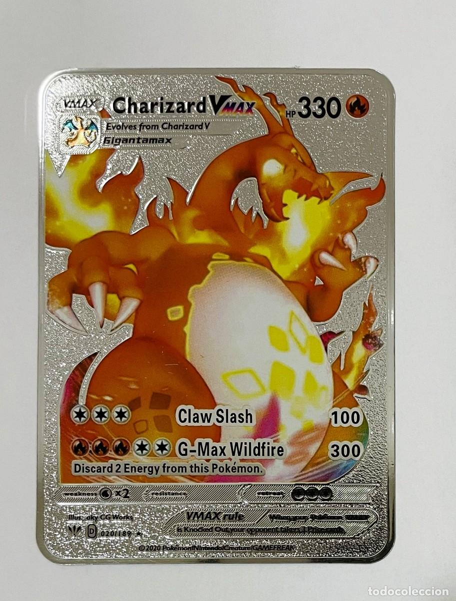 Trading cards: POK&Eacute;MON CARD PLATA EN INGL&Eacute;S - CHARIZARD V MAX 020/189 - EVOLVES FROM CHARIZARD V (2020) - Foto 1
