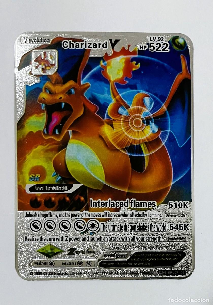 Trading cards: POK&Eacute;MON CARD PLATA EN INGL&Eacute;S - CHARIZARD V EVOLUTION (2021-2022) - Foto 1