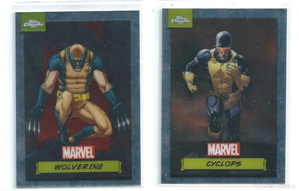 Trading cards: MARVEL TOPPS CHROME 2024 : CARDS 8 - 88 (CYCLOPS - WOLVERINE) - Foto 1