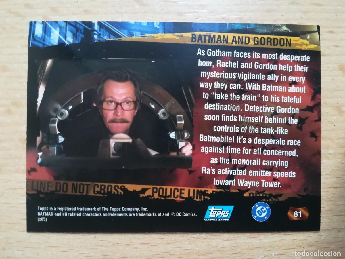 Trading cards: Batman Begins Topps N&ordm; 81 - Foto 2