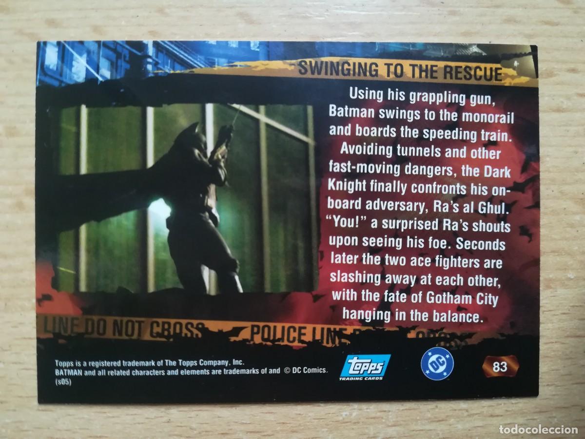 Trading cards: Batman Begins Topps N&ordm; 83 - Foto 2