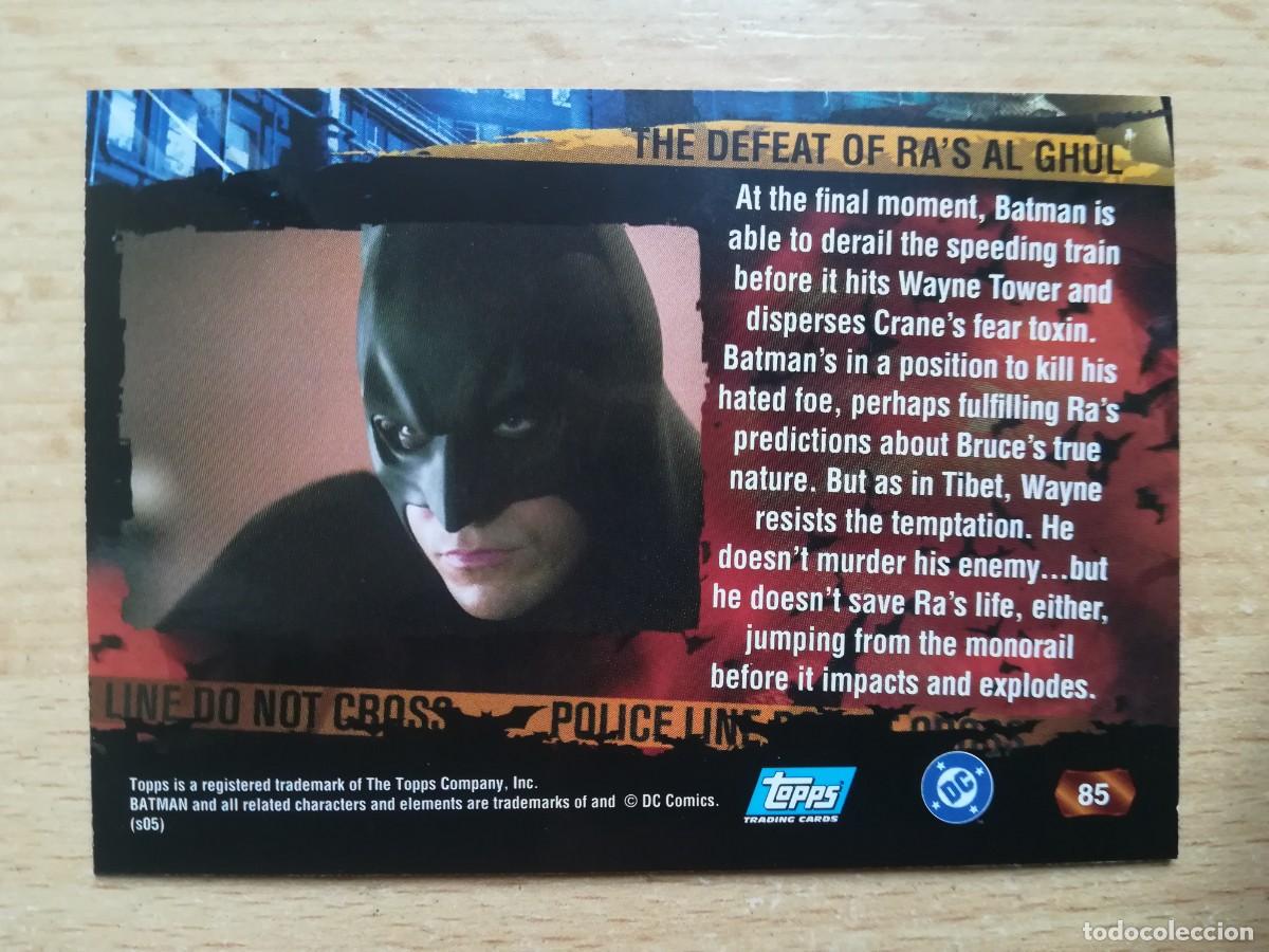 Trading cards: Batman Begins Topps N&ordm; 85 - Foto 2