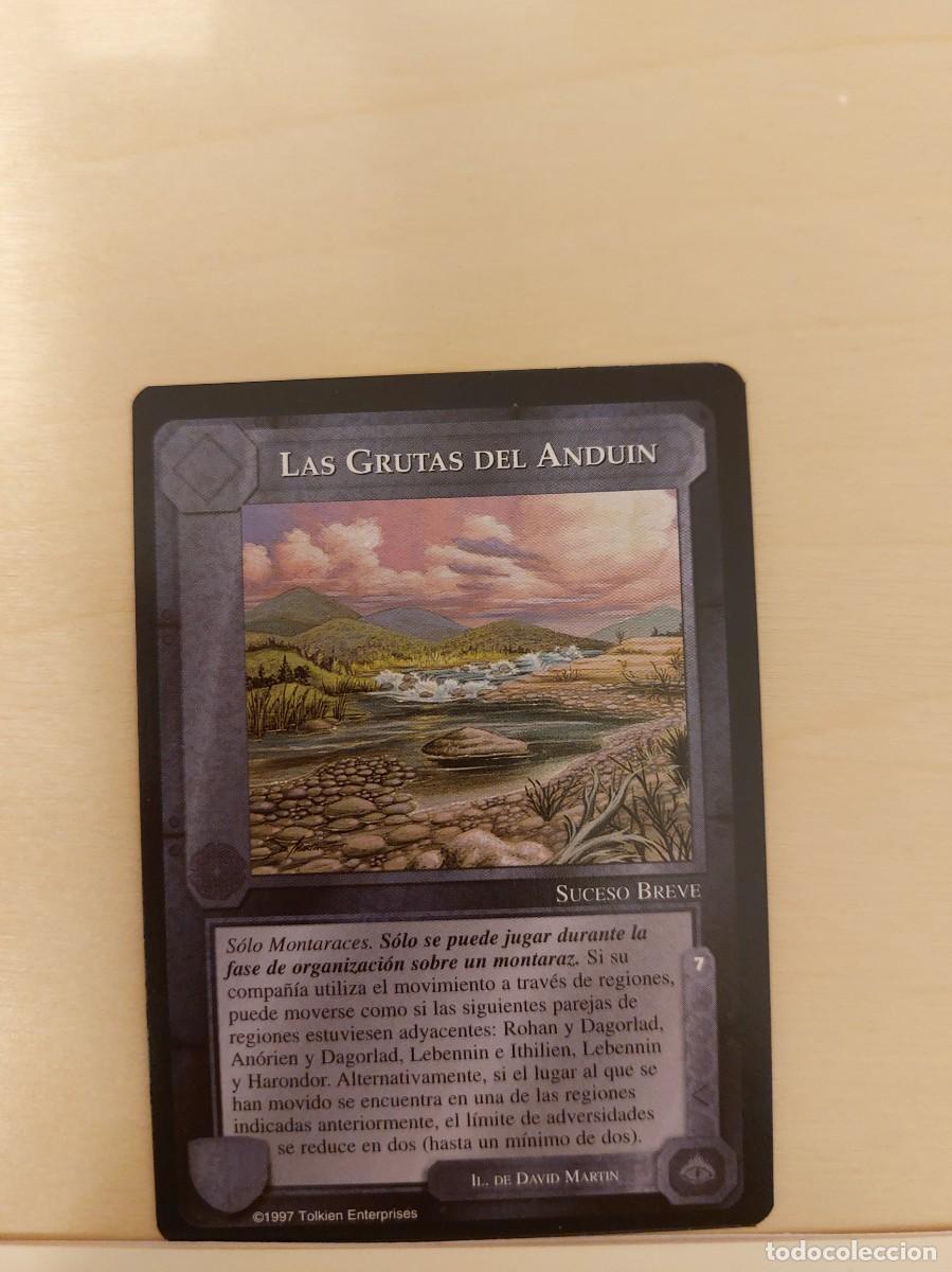 Trading cards: carta las grutas del anduin - el se&ntilde;or de los anillos - Foto 1