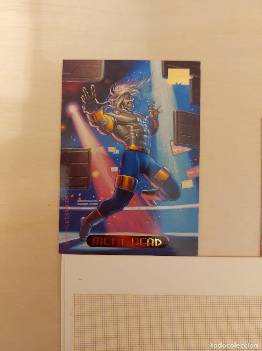 Trading cards: tarjeta metalhead marvel - Foto 1