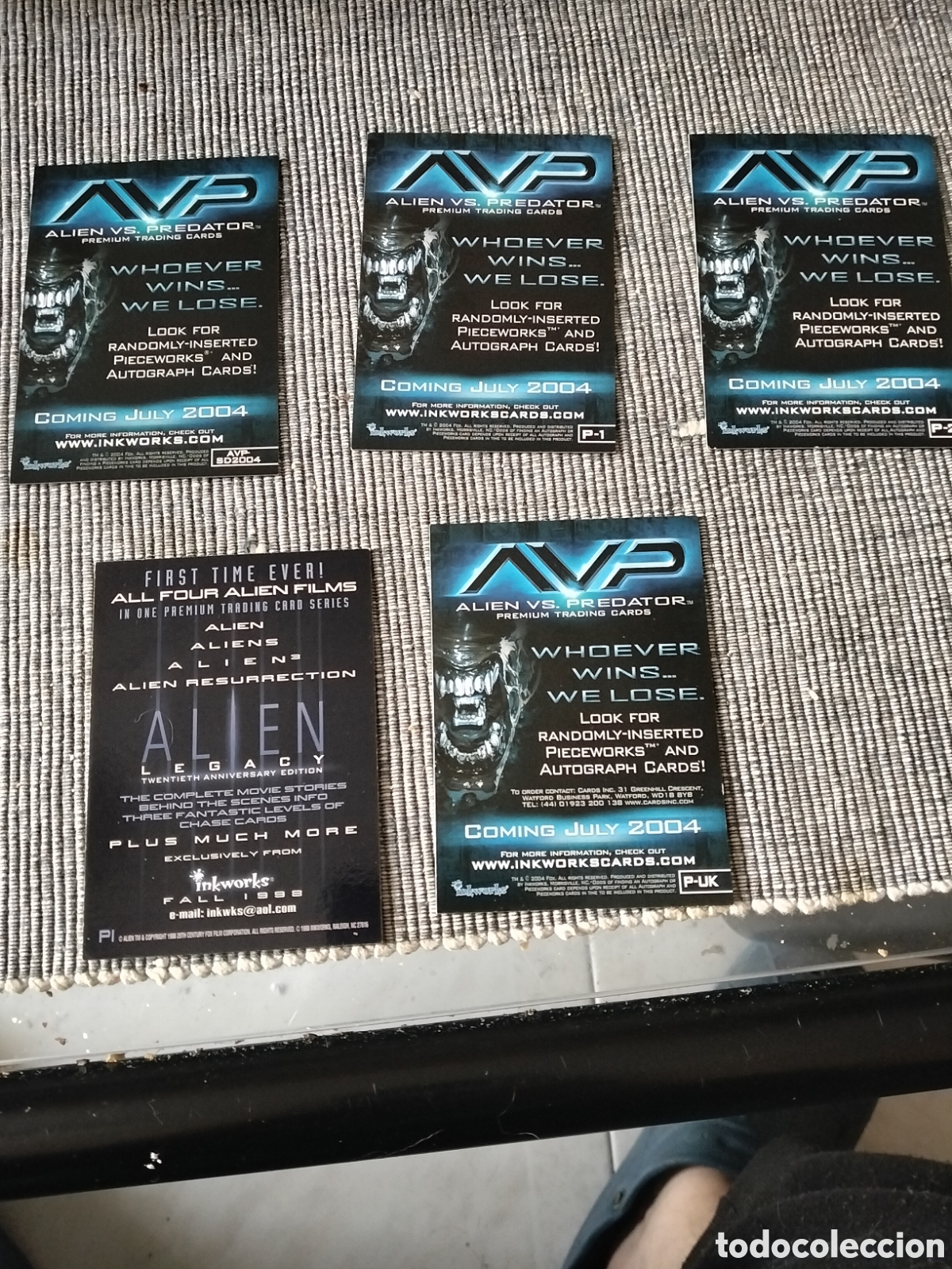 Trading cards: AVP Y Alien Legacy cards - Foto 2