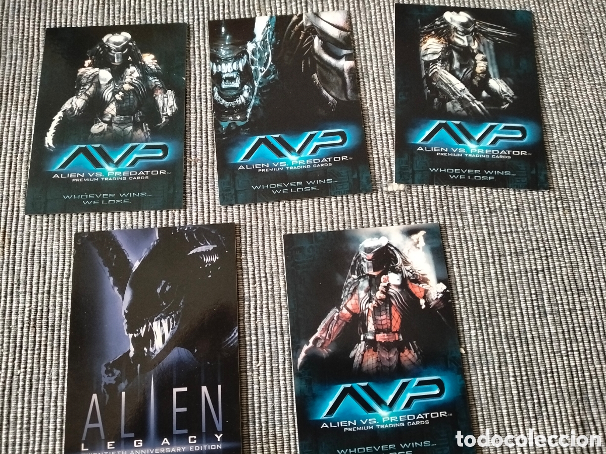 Trading cards: AVP Y Alien Legacy cards - Foto 1