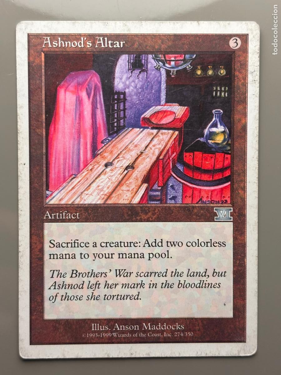 Trading Cards: MAGIC THE GATHERING - ASHNOD'S ALTAR ( SIXTH EDITION )