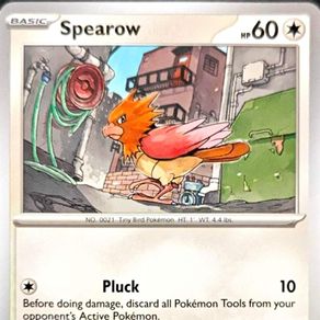 spearow pokemon card value 8 of Clubs (021) 1996 Green Version Playing Cards favorite character Spearow Reverse Holo NM 021/165