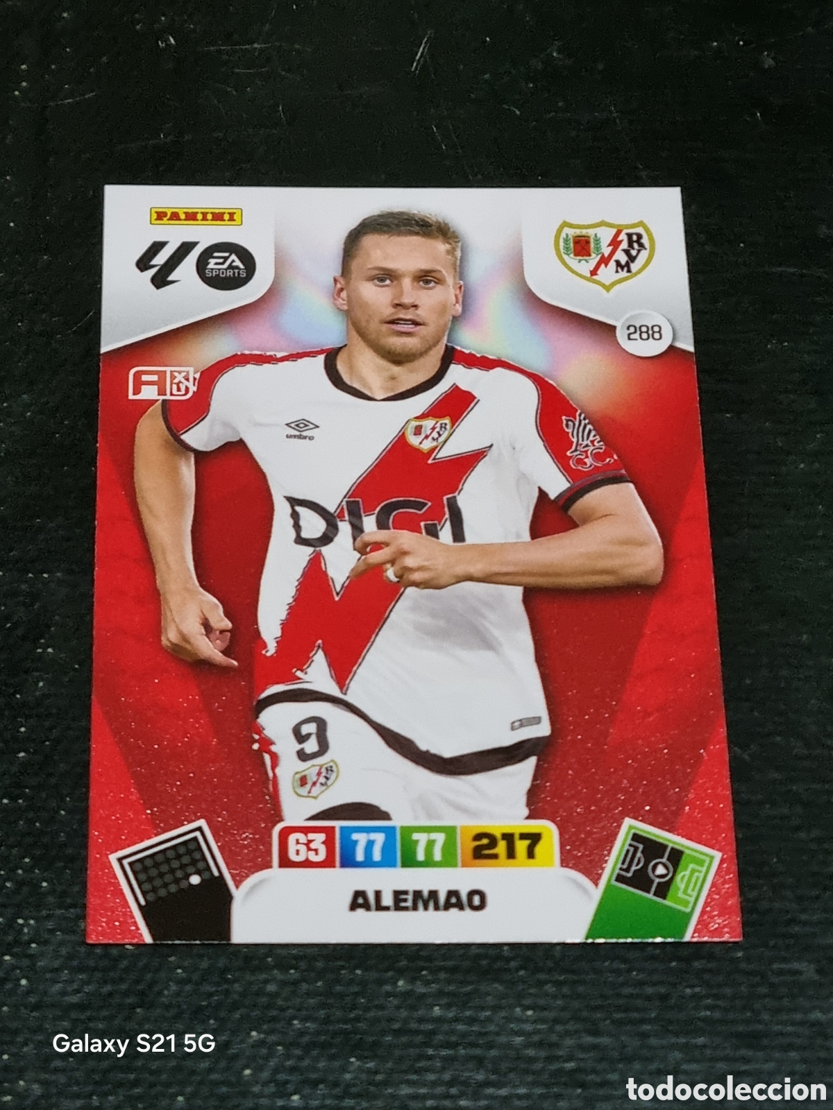 Sammelkarten: 288 - ALEMAO , RAYO VALLECANO ADRENALYN 2025 2026