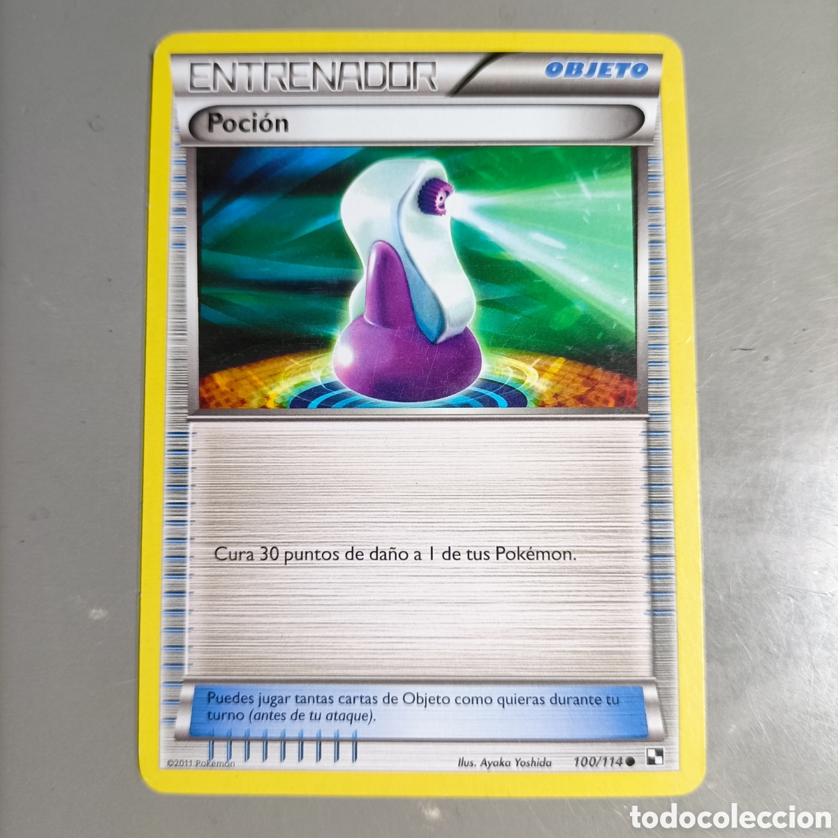Trading cards: CARTA POK&Eacute;MON 2011. №100/114 POCI&Oacute;N