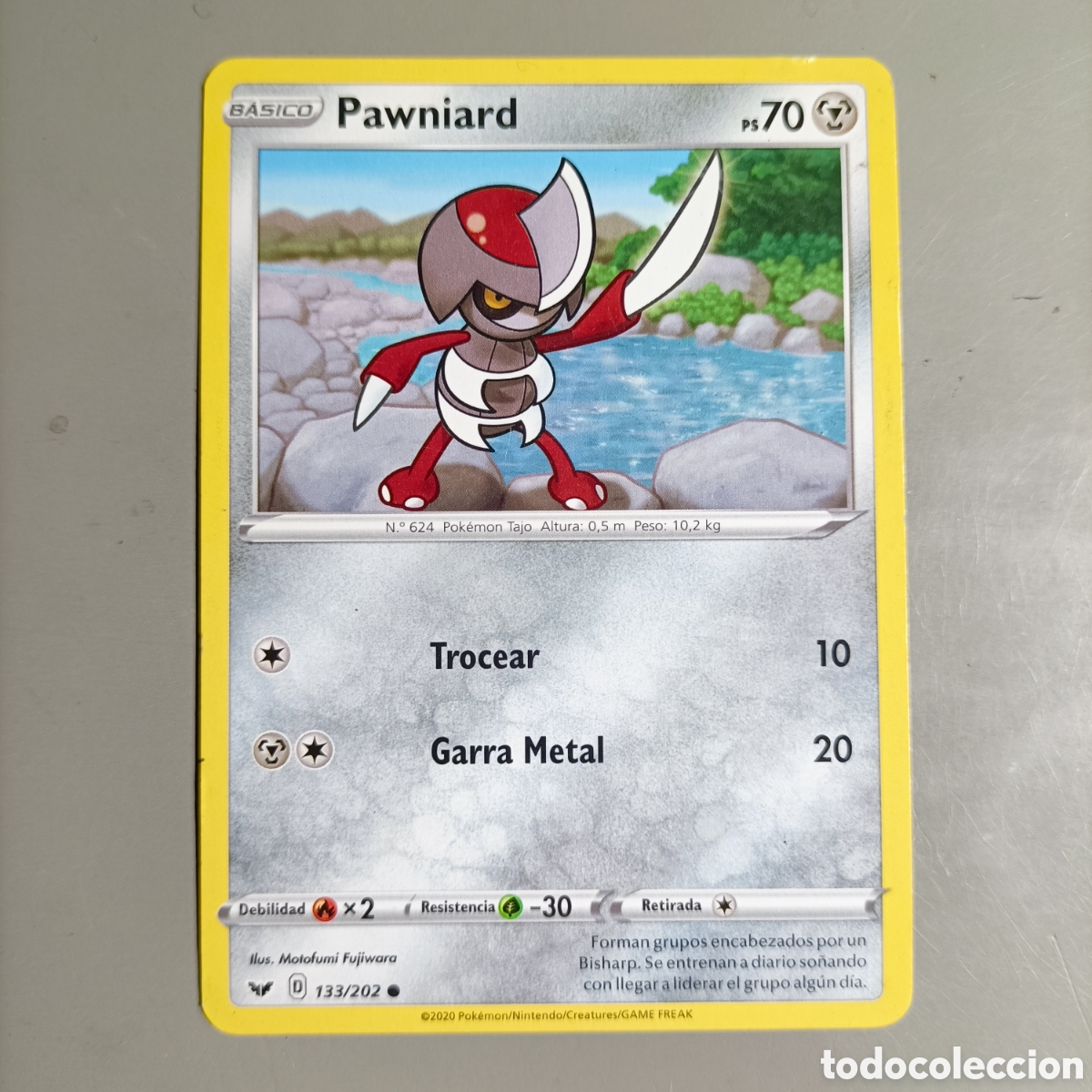 Trading cards: CARTA POK&Eacute;MON 2020. №133/202 PAWNIARD