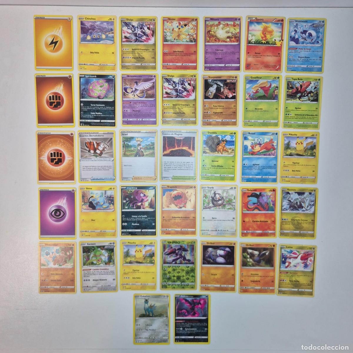 Trading cards: Lote de 37 cartas Pokemon Basico - Foto 1