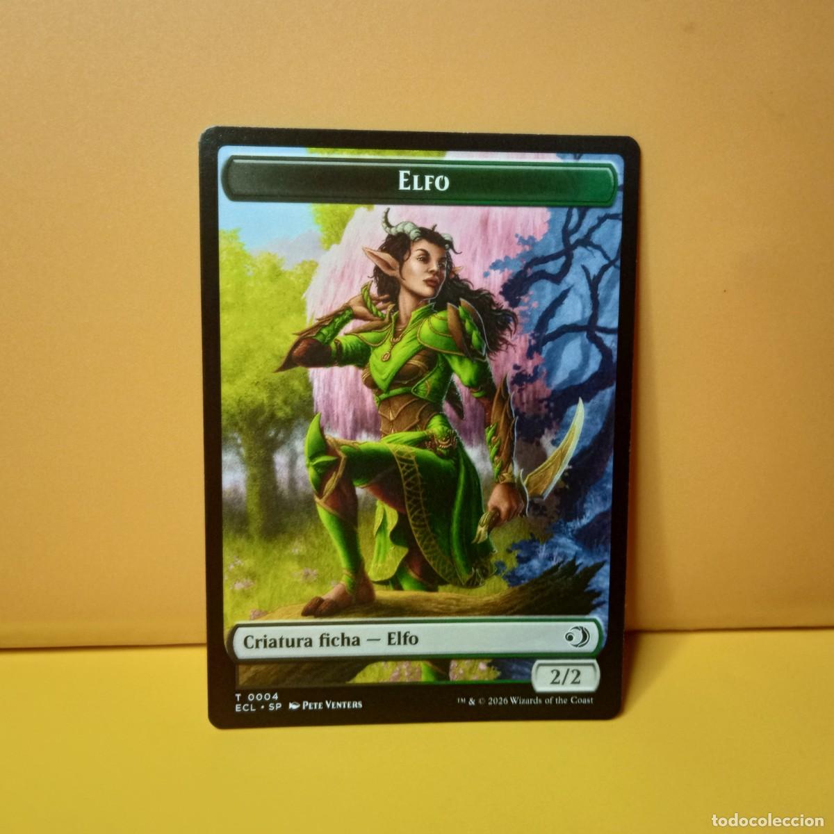Trading cards: MAGIC THE GATHERING : ELFO ( TOKEN ) - Foto 1
