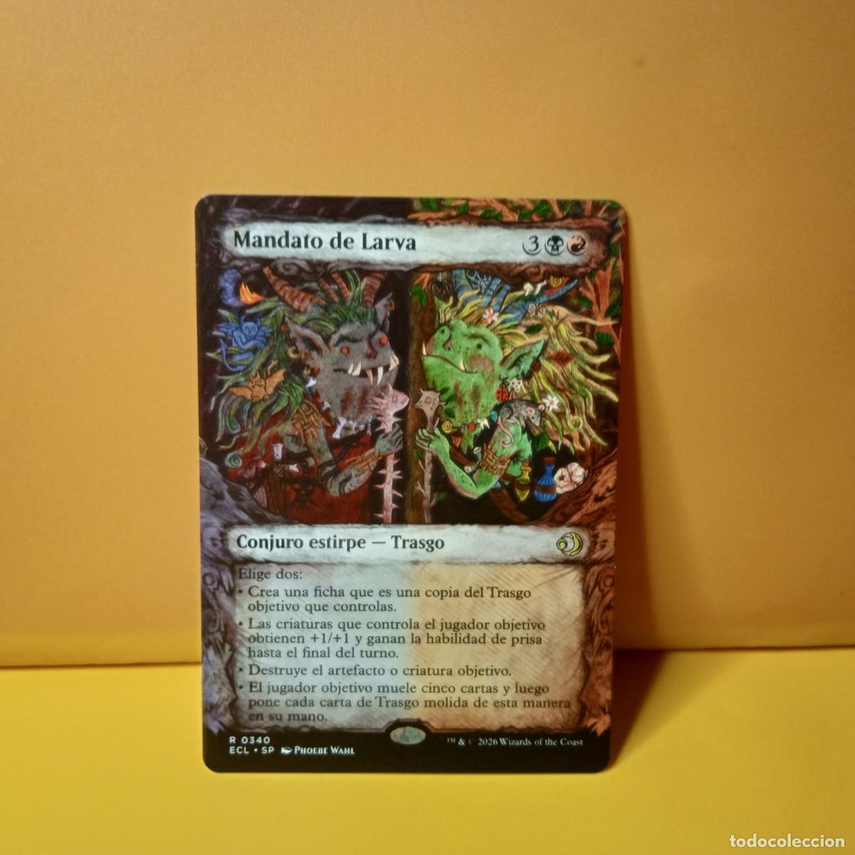 Trading cards: MAGIC THE GATHERING :MANDATO DE LARVA( GOBLIN ) - Foto 1