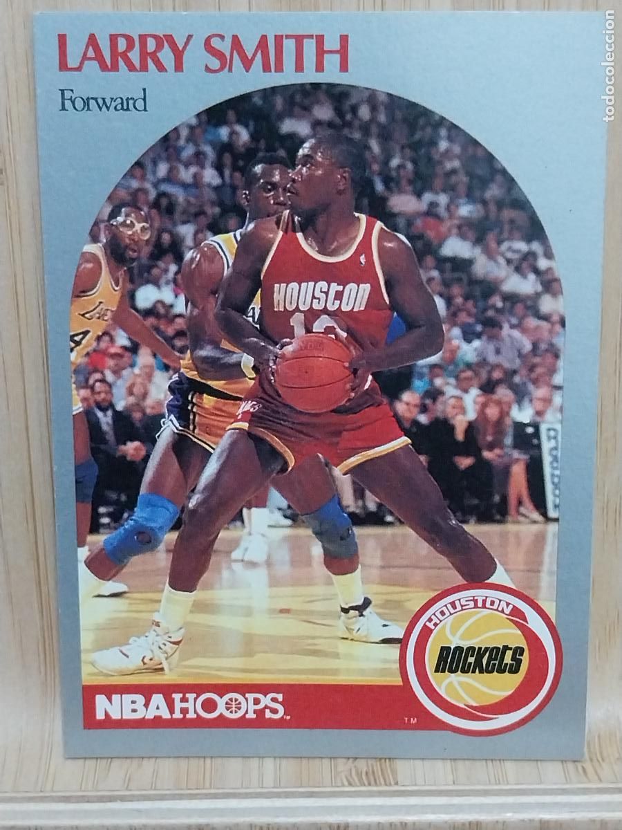 Trading Cards: LARRY SMITH HOUSTON ROCKETS 1990 NBA HOOPS CARD 128