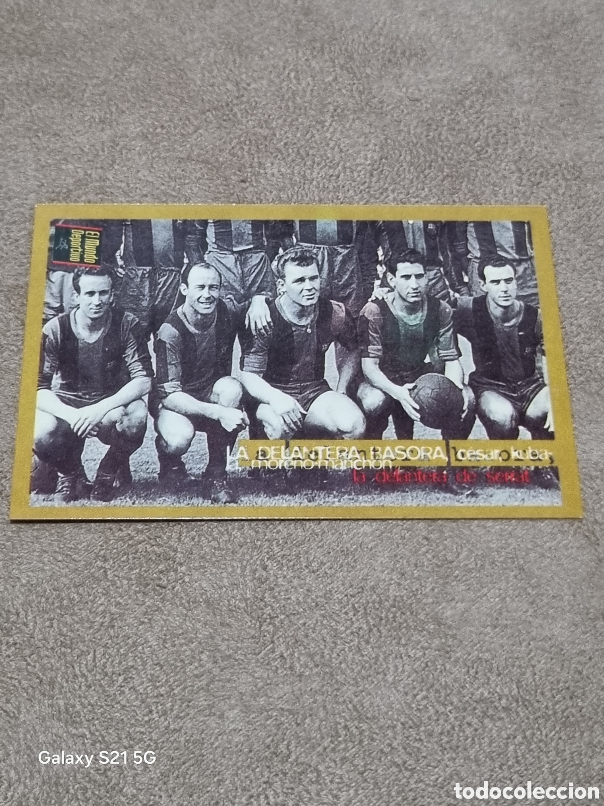 Cartas Colecion&aacute;veis: CARTA MUNDO DEPORTIVO ALBUM BAR&Ccedil;A D'OR