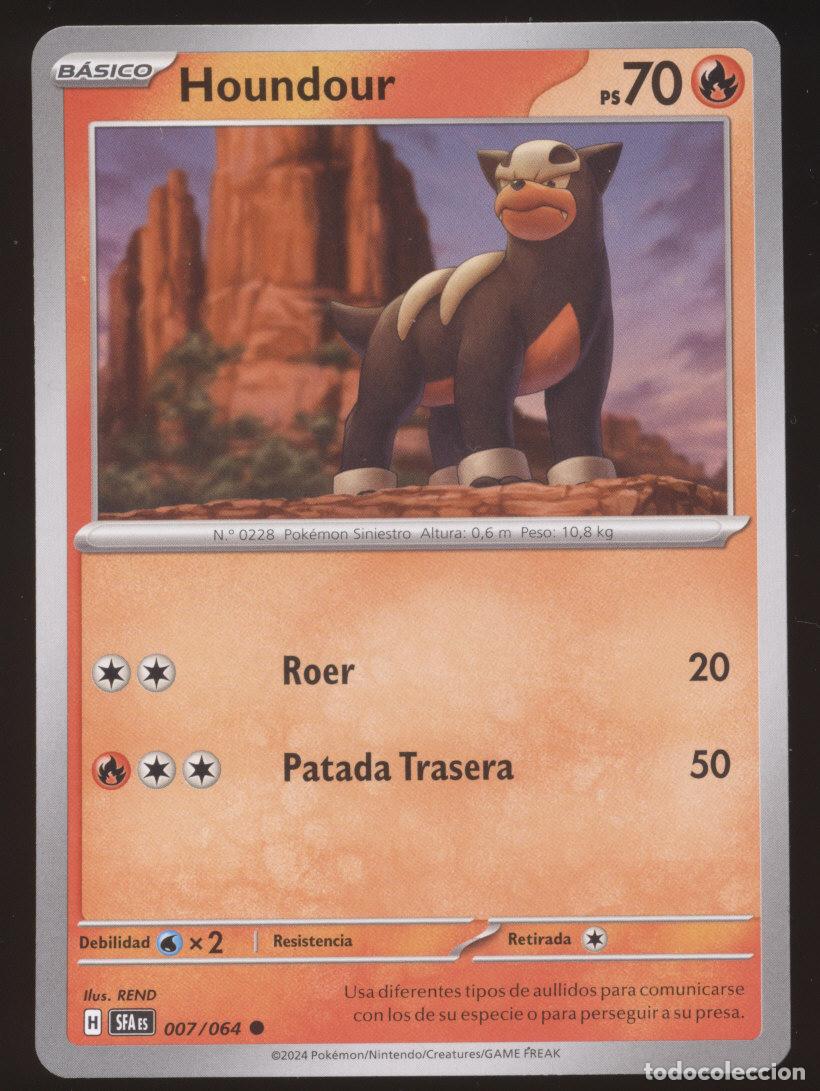 Trading cards: #7/164. HOUNDOUR - S&V Fabula Sombr&iacute;a (Shrouded Fable) - Pokemon Card/Carta