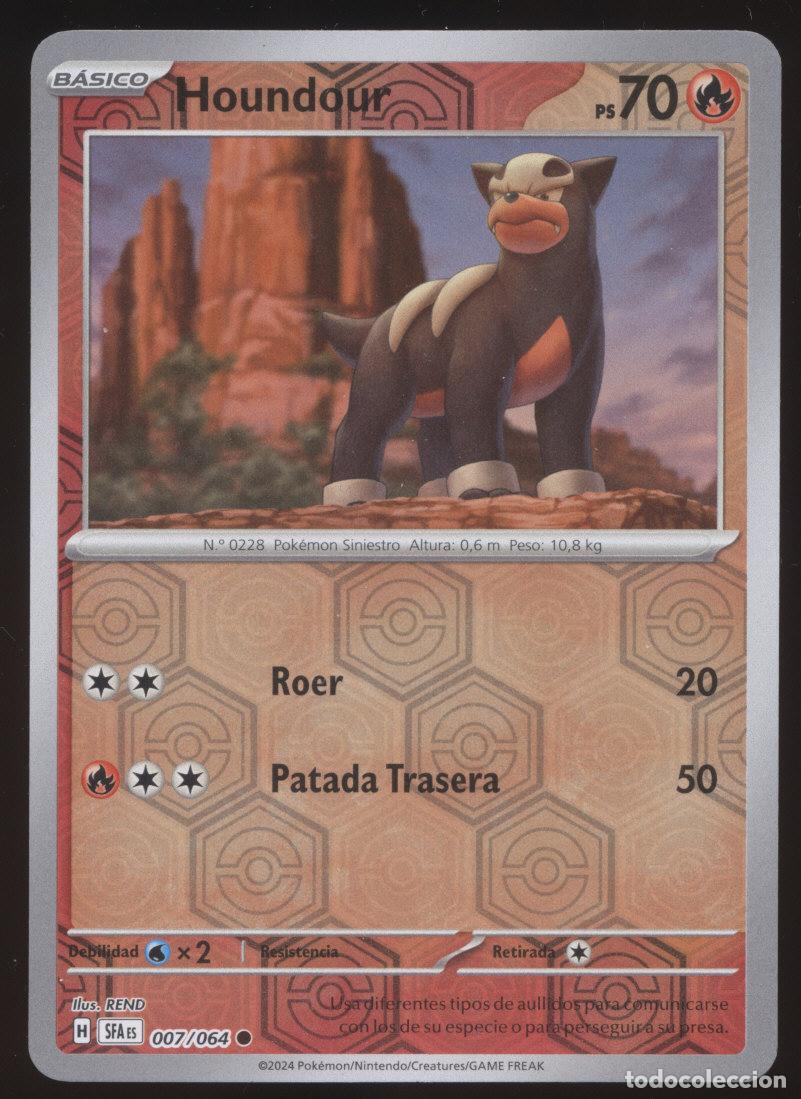 Trading cards: #7/164. HOUNDOUR (Reverse Holo) - S&V Fabula Sombr&iacute;a (Shrouded Fable) - Pokemon Card/Carta