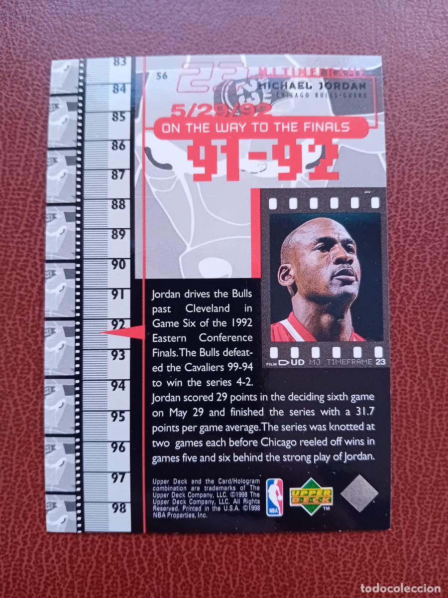 Trading cards: Card 56 Michael Jordan Upper Deck 1998 - Foto 2