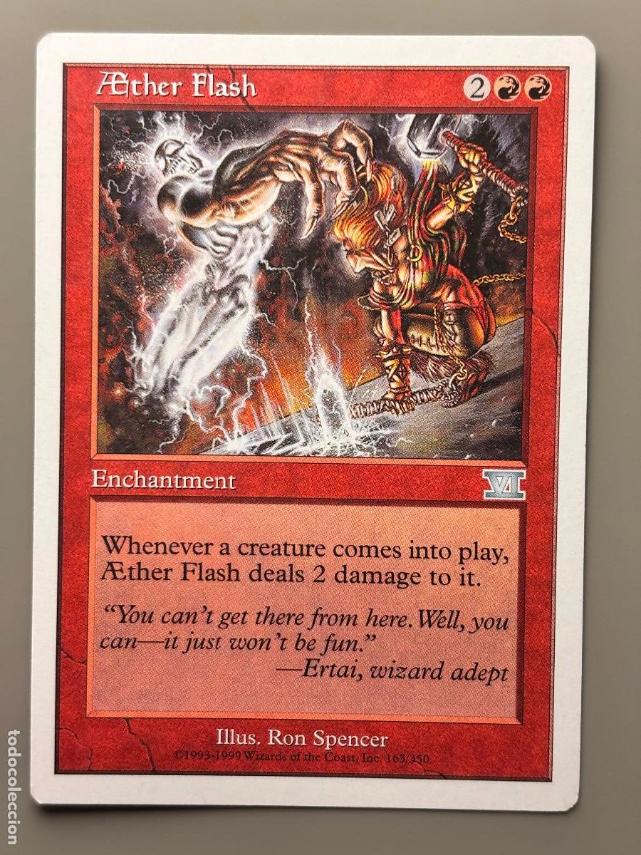 Trading cards: MAGIC THE GATHERING - AETHER FLASH ( SIXTH EDITION ) - Foto 1