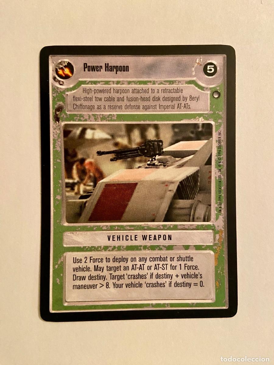 Trading cards: Star Wars CCG - Hoth - Power Harpoon - Foto 1