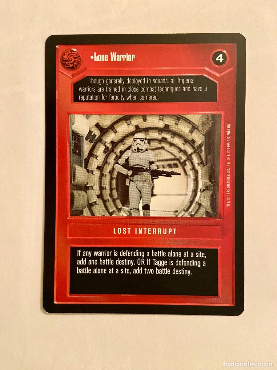 Trading cards: Star Wars CCG - Premiere - Lone Warrior - Foto 1