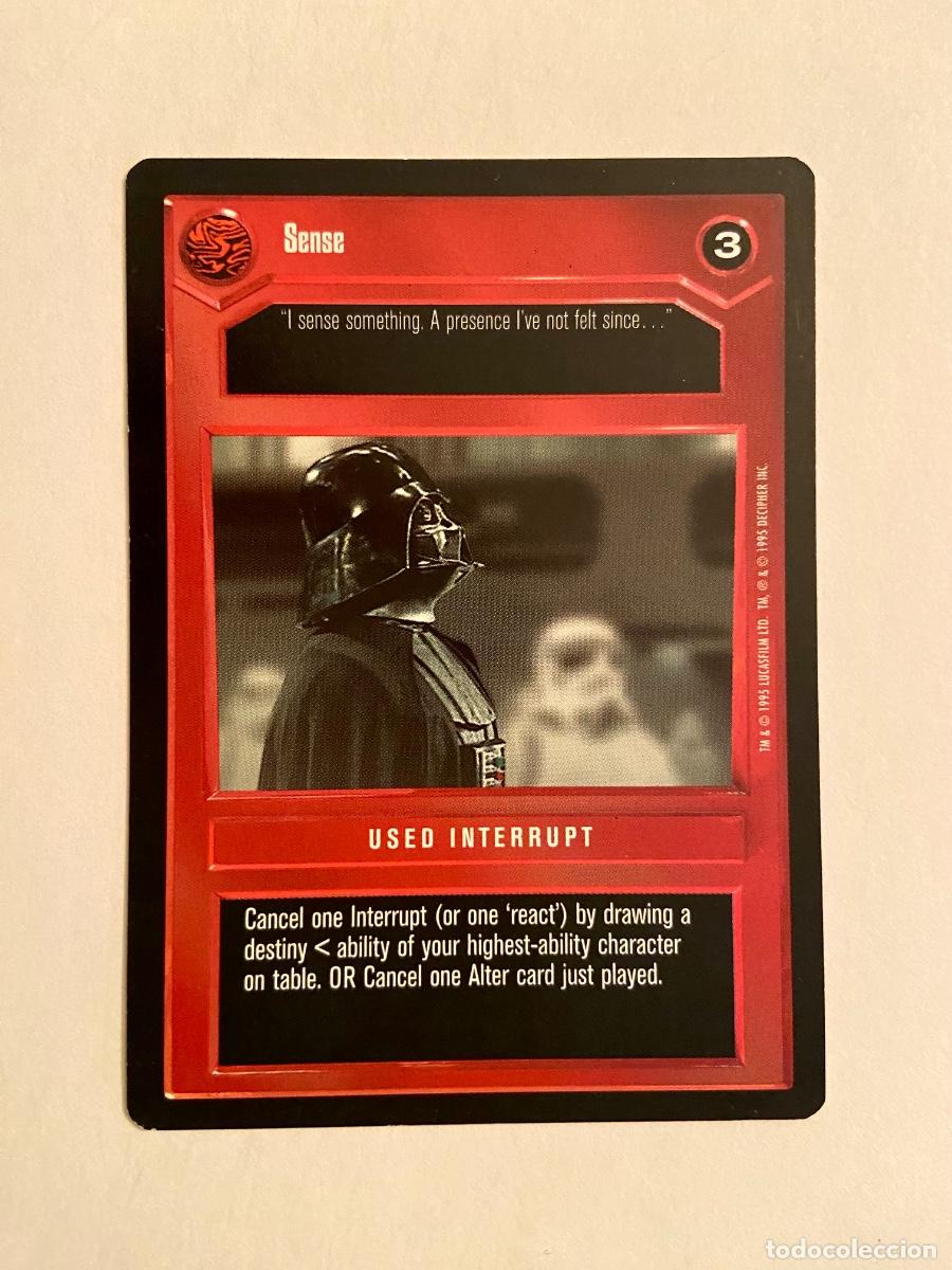 Trading cards: Star Wars CCG - Premiere - Sense - Foto 1