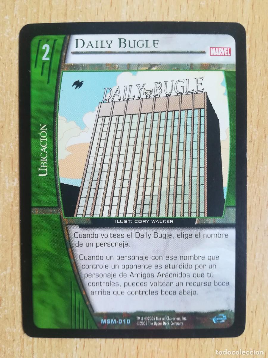 Trading cards: VS System MSM N&ordm; 010. Daily Bugle. Ubicaci&oacute;n. Web de Spiderman - Foto 1