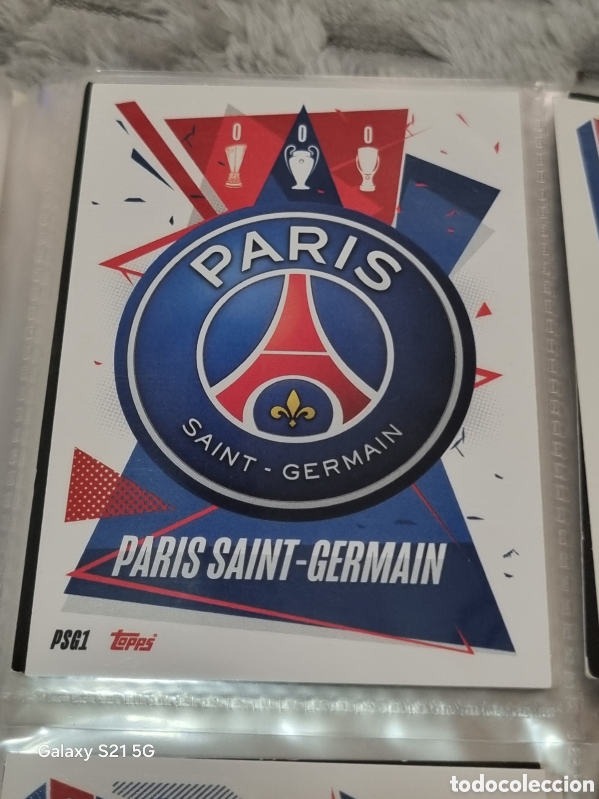 Trading cards: 1 - ESCUDO PAR&Iacute;S SAINT GERMAIN TOPPS MATCH ATTAX 2020-2021