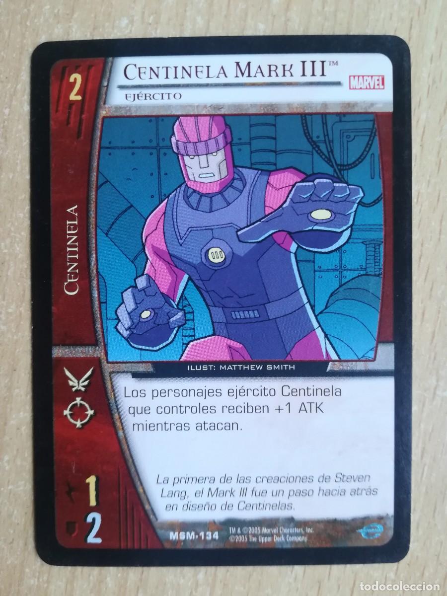 Trading cards: VS System MSM N&ordm; 134. Centinela Mark III. Ej&eacute;rcito. Centinela. Web de Spiderman - Foto 1