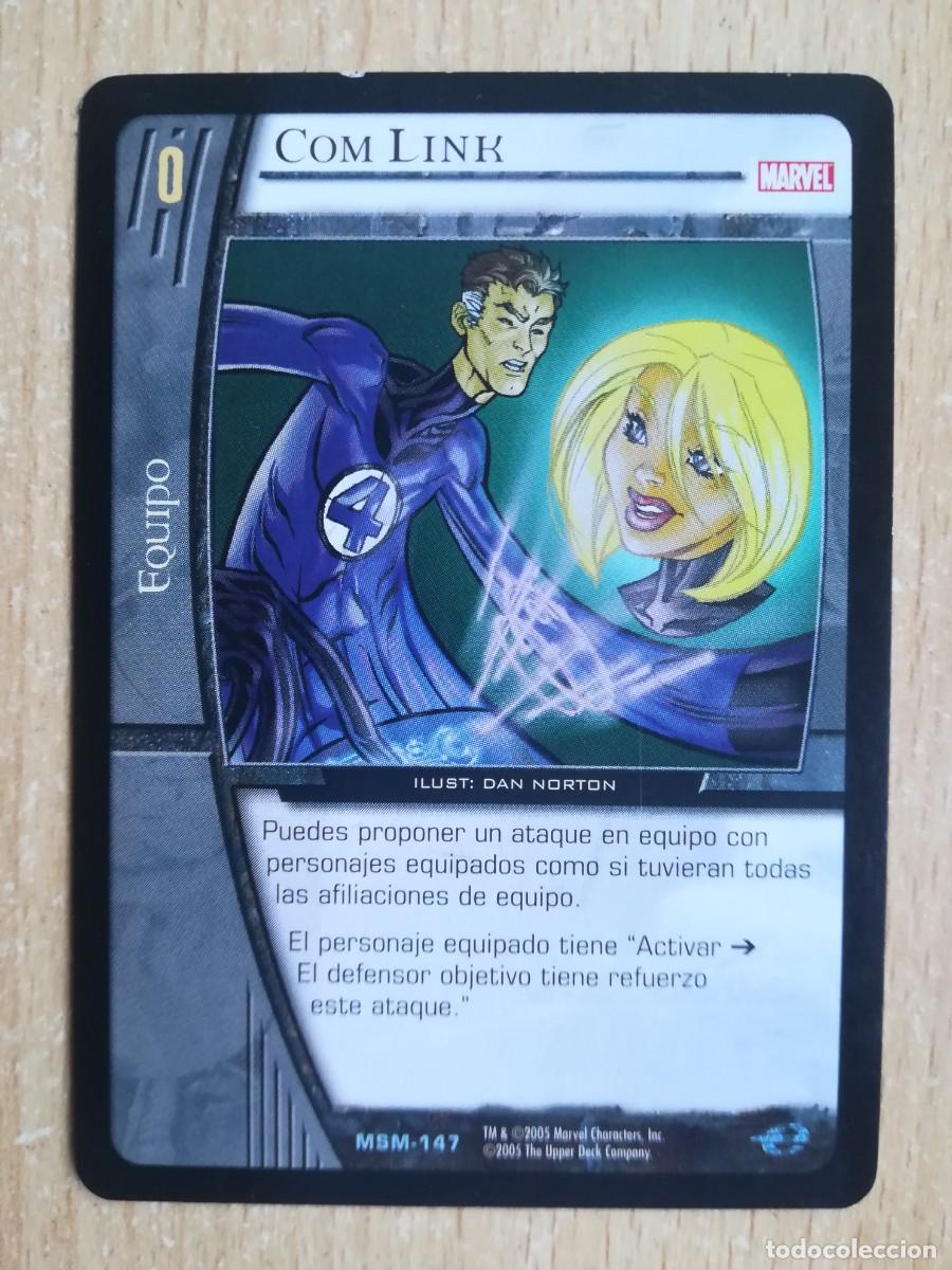 Trading cards: VS System MSM N&ordm; 147. Com Link. Equipo. Web de Spiderman. - Foto 1