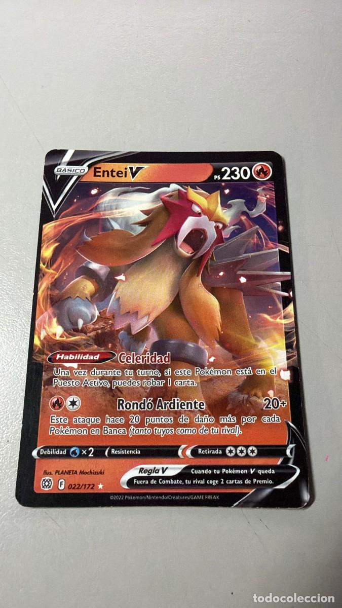 Entei V 022/172 Pokémon – Estrellas Brillantes – Español