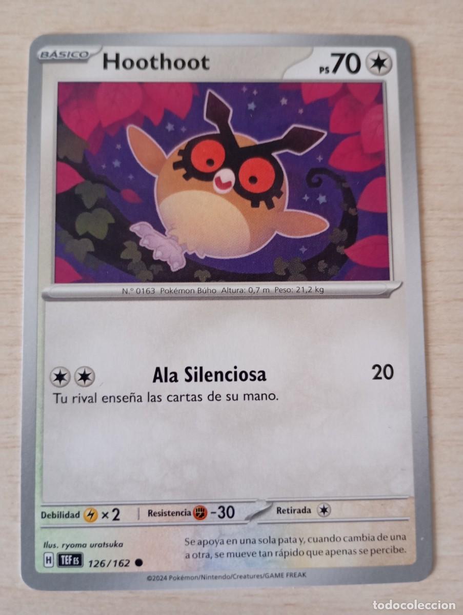 Trading cards: Carta Pok&eacute;mon Hoothoot original - Foto 1
