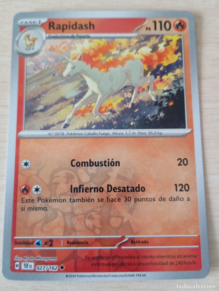 Trading cards: Carta Pok&eacute;mon Rapidash original - Foto 1