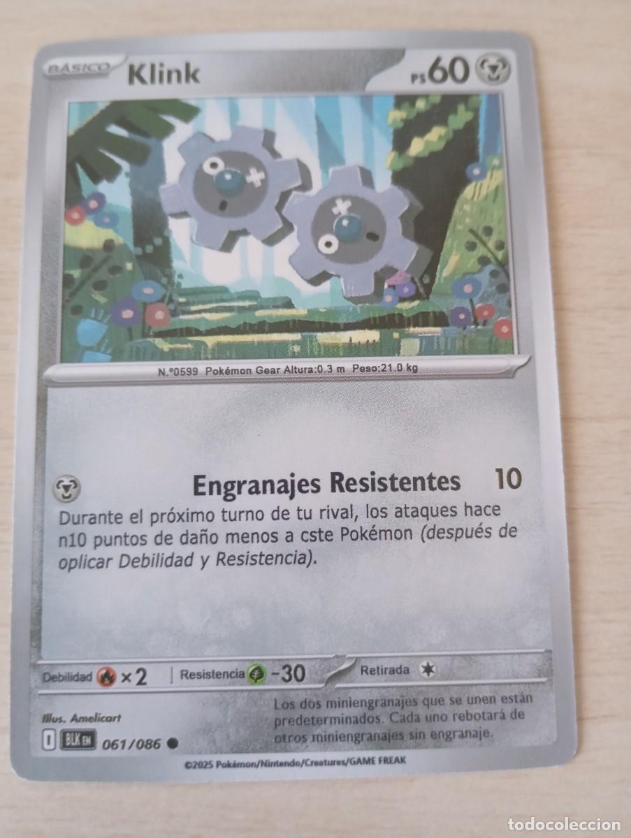 Trading cards: Carta Pok&eacute;mon Klink No 0ficial - Foto 1