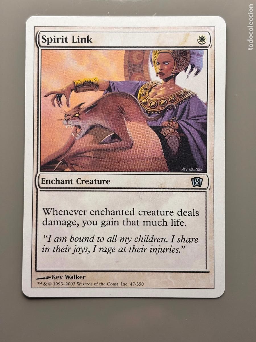 Trading cards: MAGIC THE GATHERING - SPIRIT LINK ( EIGHTH EDITION ) - Foto 1