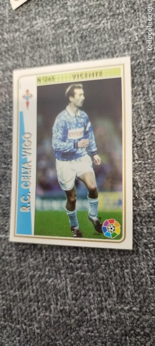 Cartes &agrave; &Eacute;changer: N&deg; 265 Vicente Celta de Vigo Las fichas de la Liga 94-95