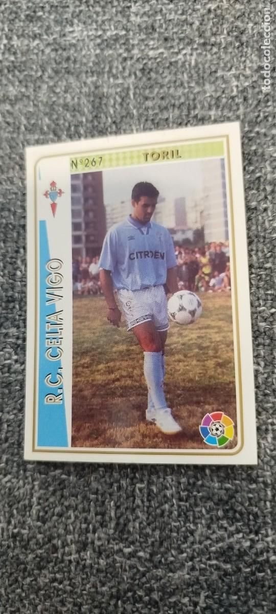 Cartes &agrave; &Eacute;changer: N&deg; 267 Toril Celta de Vigo Las fichas de la Liga 94-95