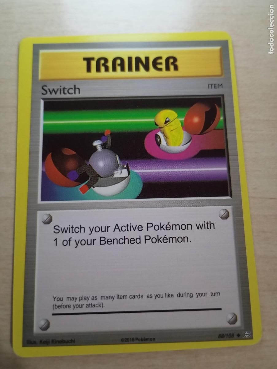 Trading cards: Carta Pok&eacute;mon Trainer Switch Evolutions Proxy - Foto 1