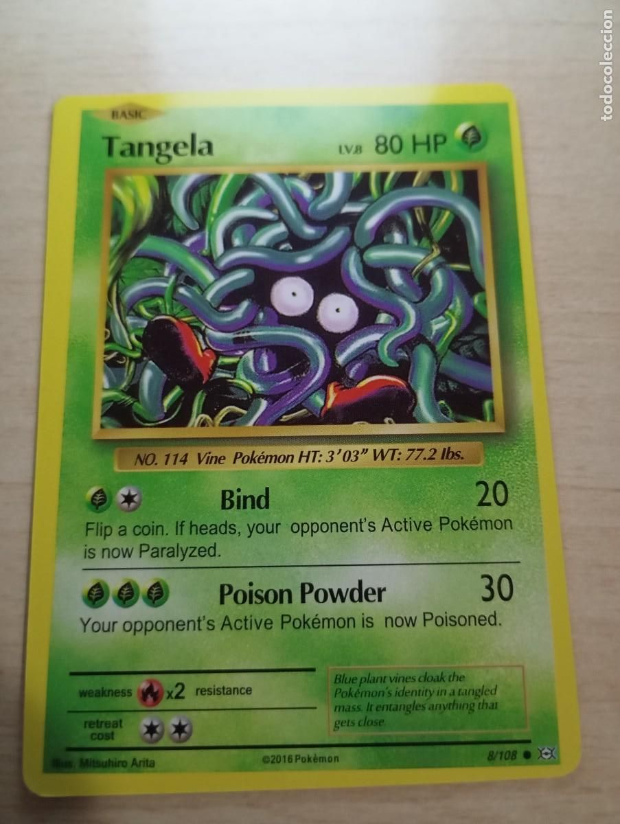 Trading cards: Carta Pok&eacute;mon Tangela Evolutions Proxy - Foto 1