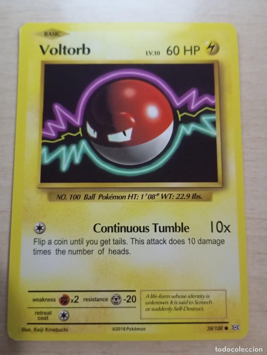 Trading cards: Carta Pok&eacute;mon Voltorb Evolutions Proxy - Foto 1