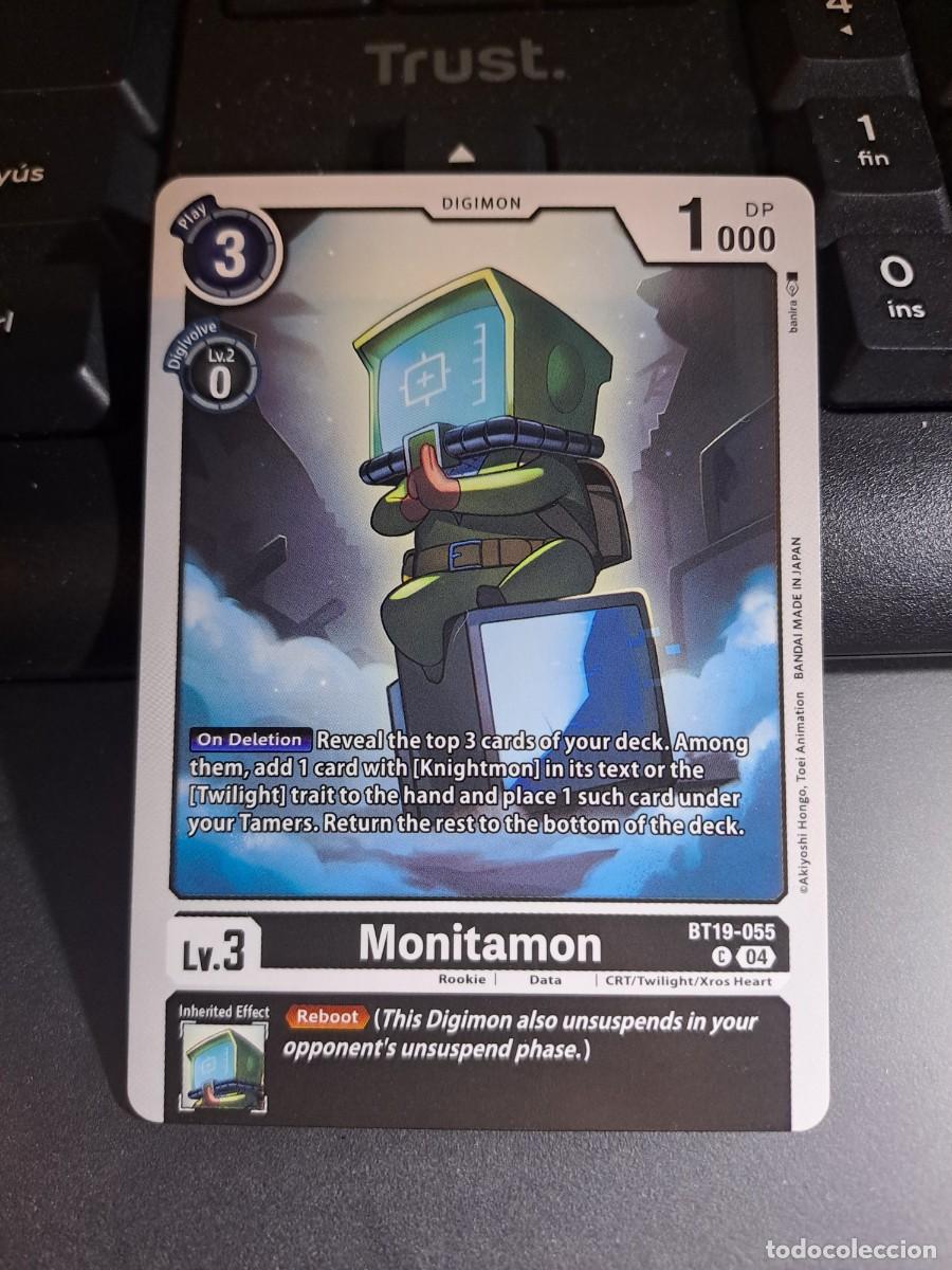 Trading cards: CROMO CARTA MONITAMON CARD GAME DIGIMON - Foto 1