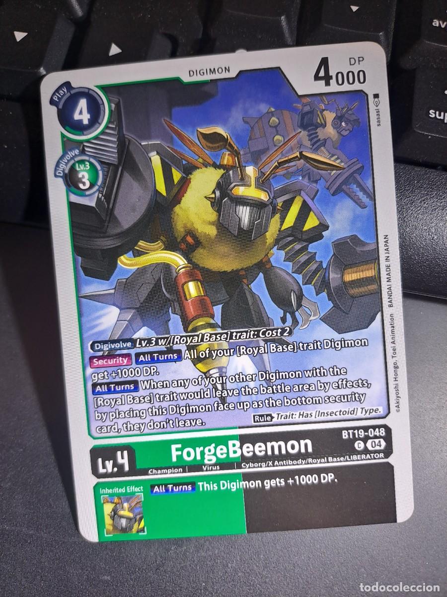 Trading cards: CROMO CARTA FORGEBEEMON CARD GAME DIGIMON - Foto 1