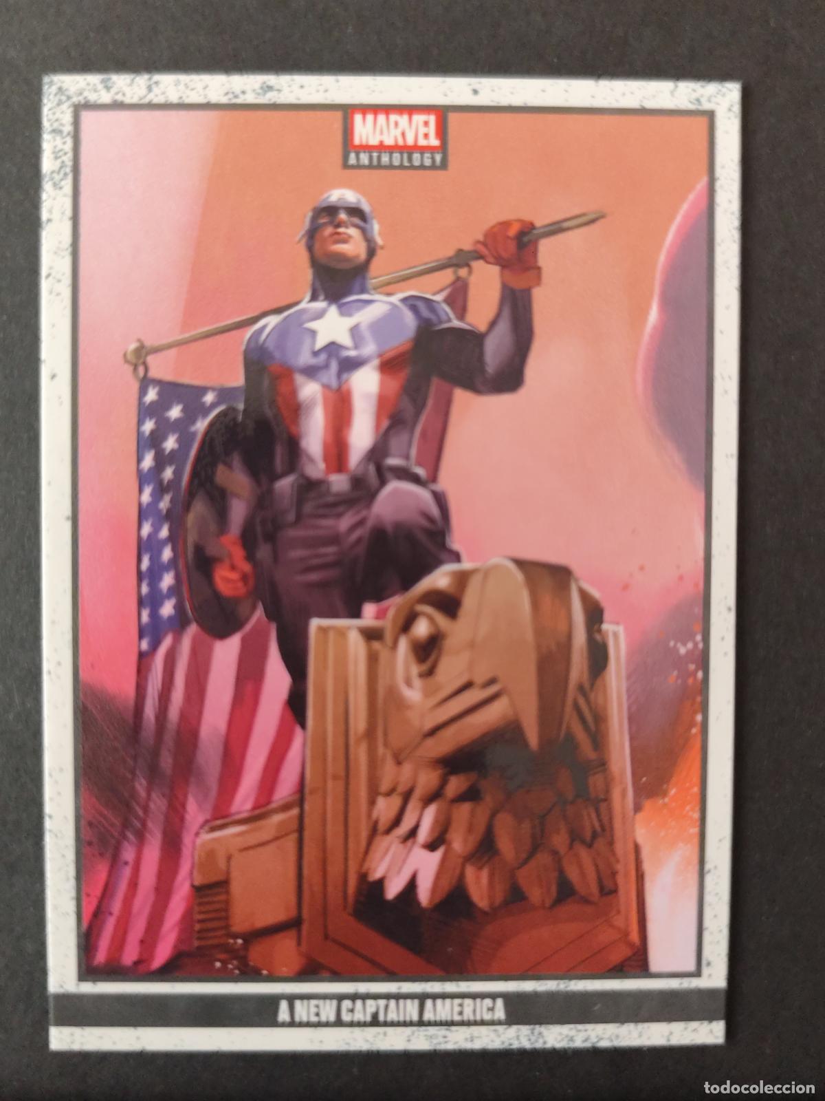 Cartas Colecion&aacute;veis: 70 A NEW CAPTAIN AMERICA MARVEL ANTHOLOGY 2026 PANINI