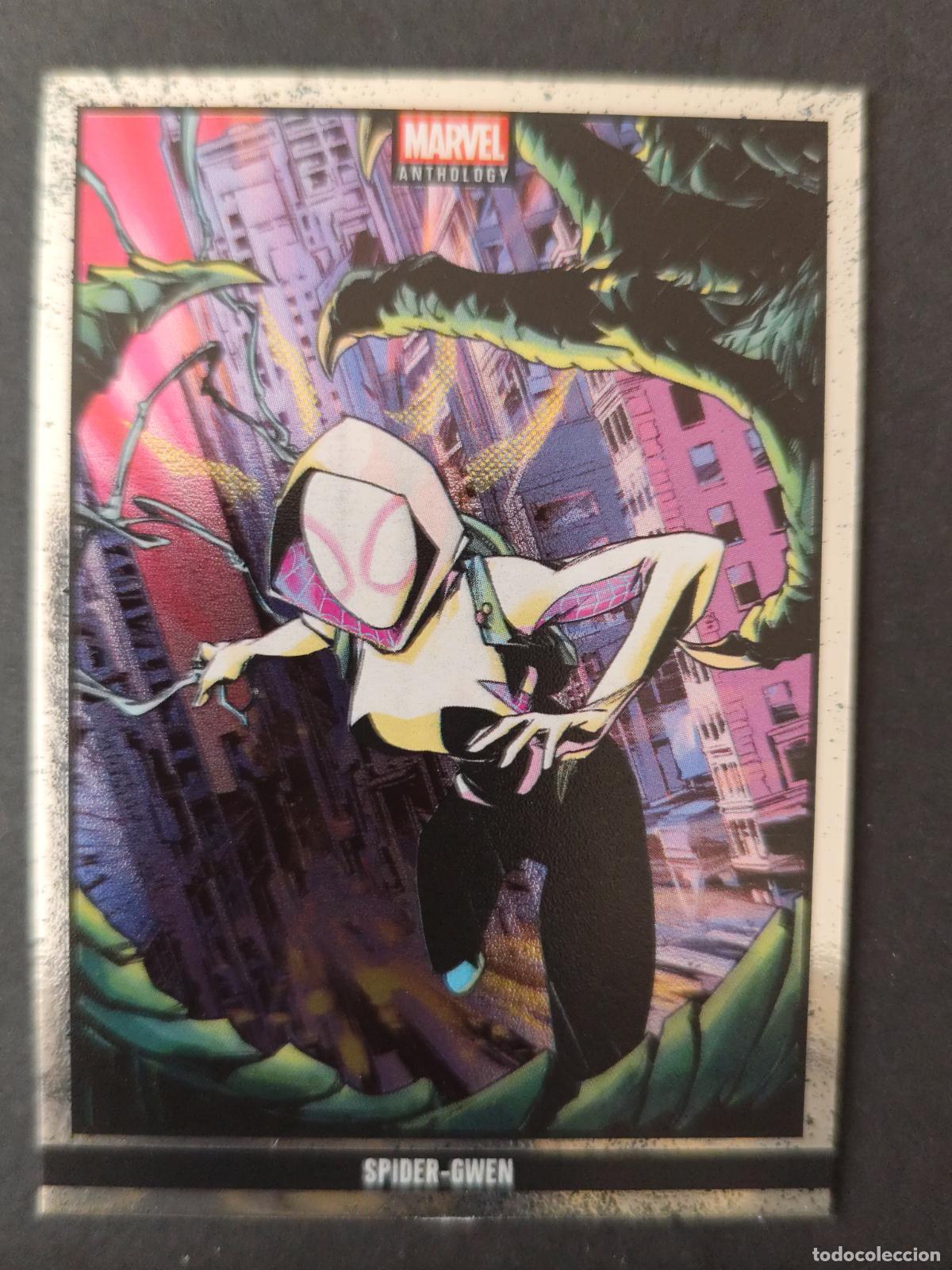 Trading Cards: 87 SPIDER-GWEN METAL HOLO MARVEL ANTHOLOGY 2026 PANINI