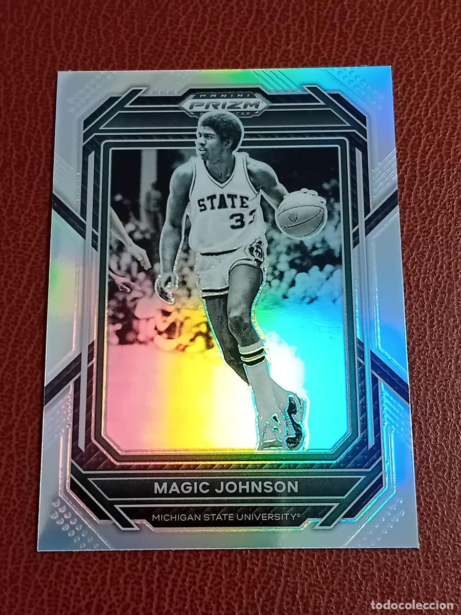 Trading cards: Card 79 Magic Johnson Draft Picks 2023 Silver Prizm - Foto 3