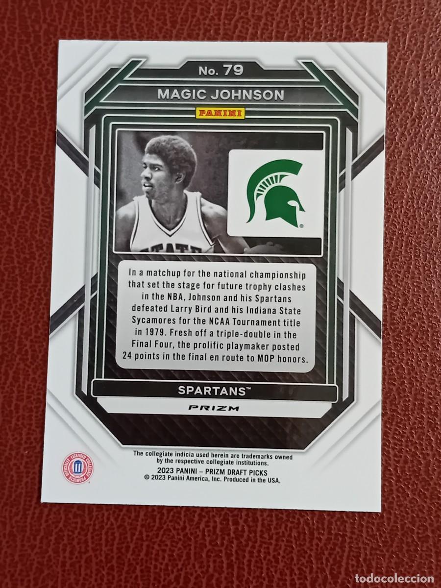 Trading cards: Card 79 Magic Johnson Draft Picks 2023 Silver Prizm - Foto 4
