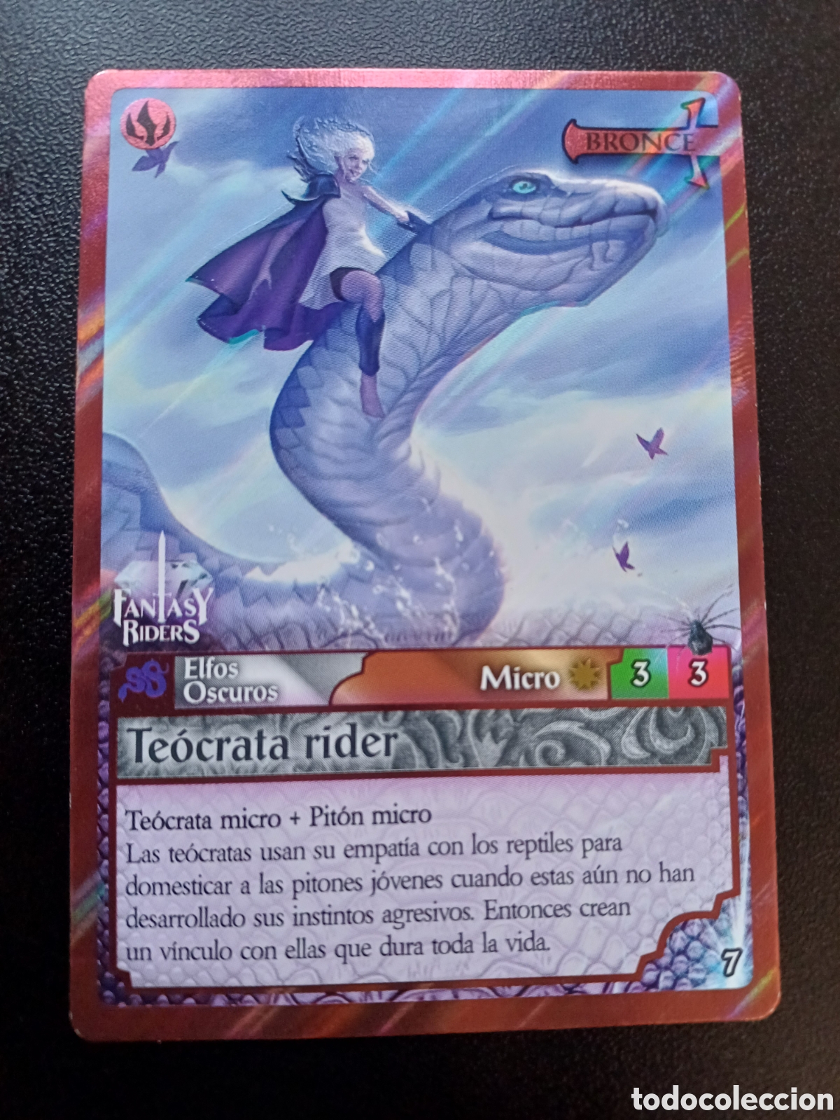 Cartes &agrave; &Eacute;changer: #007 TEOCRATA RIDER MICRO BRONCE PANINI FANTASY RIDERS LA INVASION DE LOS GIGANTES 2019